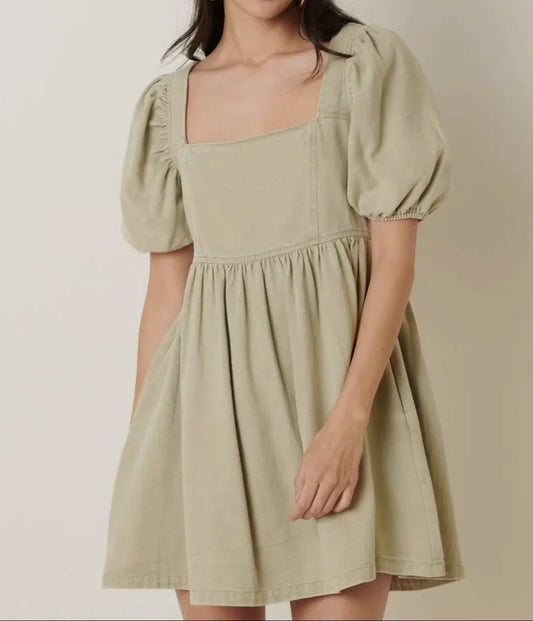 Olive - Denim Dress