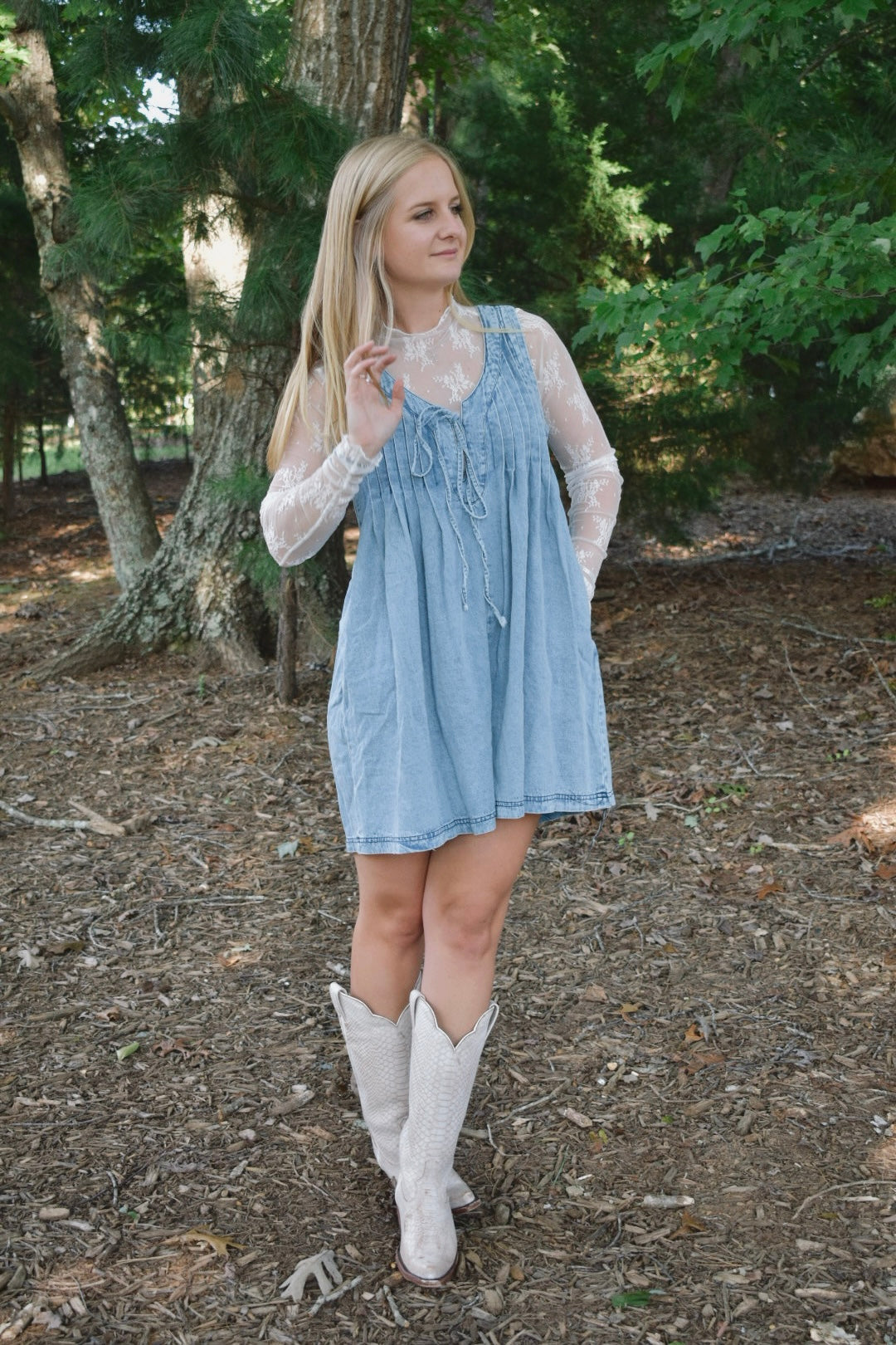 Denim Babe Romper