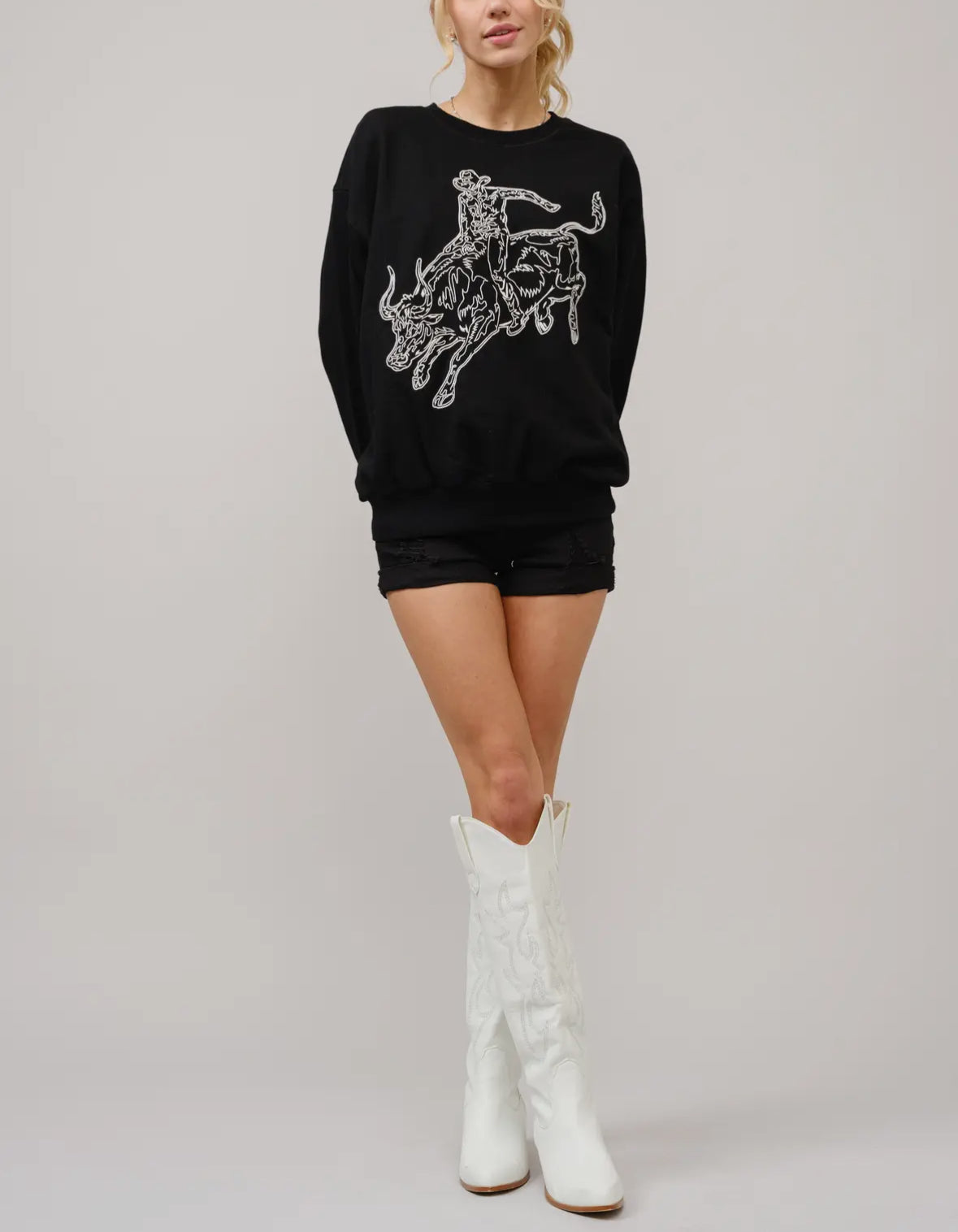 Buckin’ Crewneck