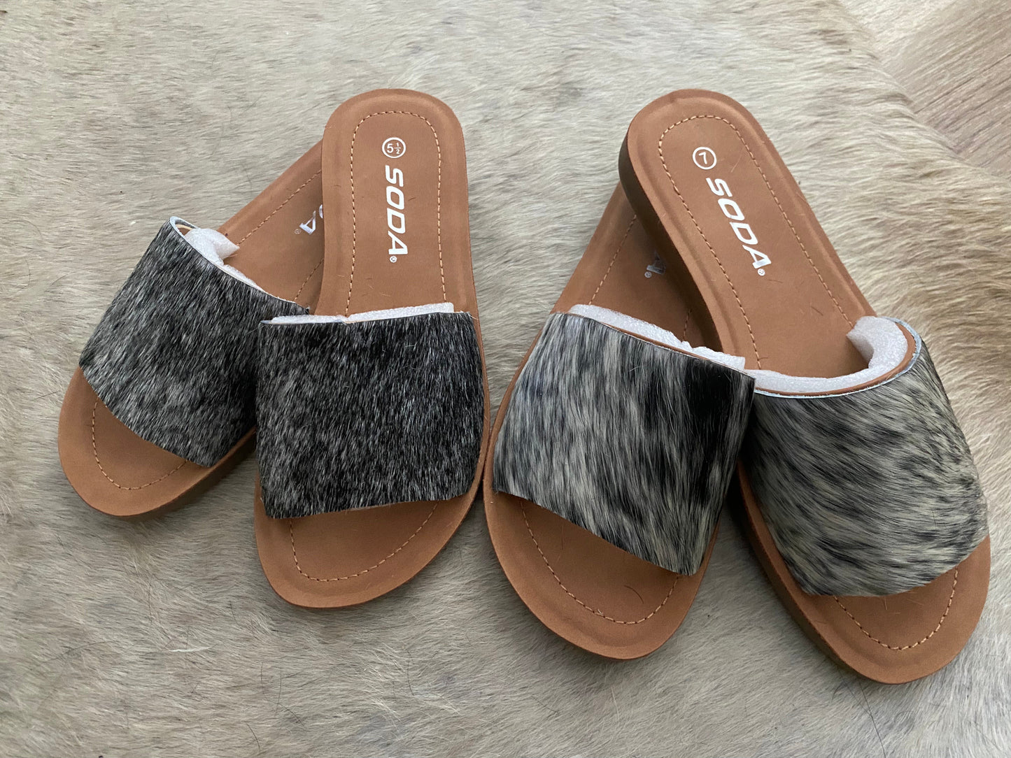 Genuine Cowhide Sandals - MADE TO ORDER