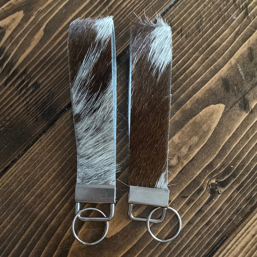 Genuine Cowhide Loop Keychain